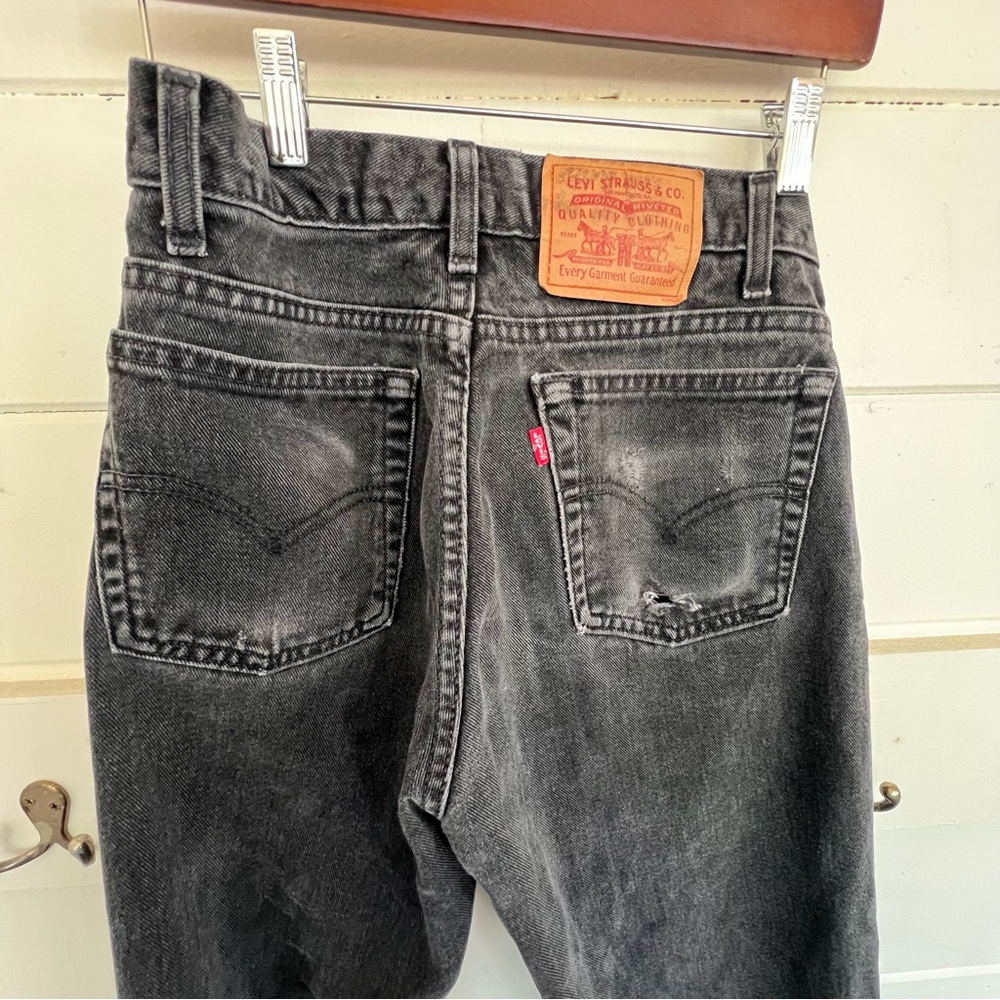 Levi's Black Straight-Leg Jeans